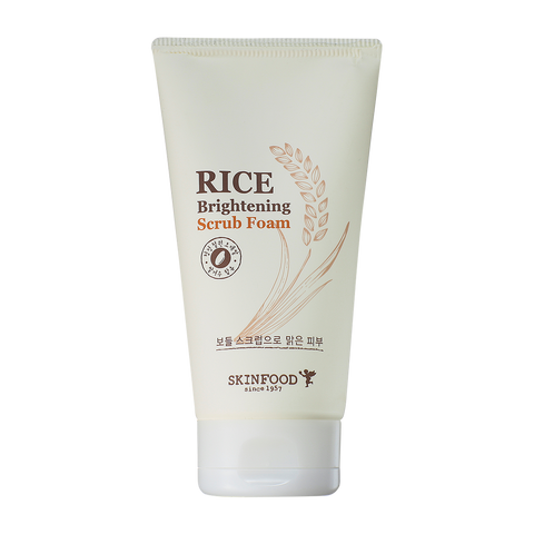 Rice Brightening Scrub Foam